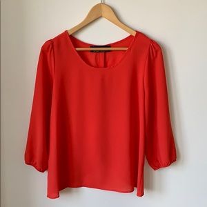 Coral Blouse